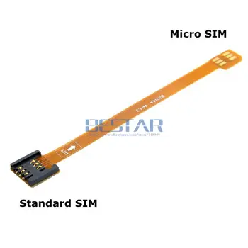 0,1 М 3G 4G Комплект Micro SIM-карт от мужчины к стандартному удлинителю UIM SIM-карты от женщины Мягкий плоский удлинитель кабеля FPC 10 см