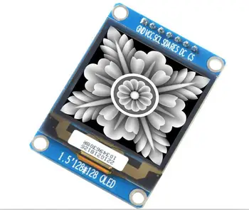 1,5-дюймовый OLED 128x128 ЖК-экран ssd1327 с оттенками серого