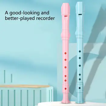1 комплект флейты, чувствительной к зрительно-моторной координации, Съемная игрушка для раннего обучения, 6 отверстий, Арфа для начинающих, флейта для просвещения