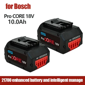 100% высококачественная литий-ионная Аккумуляторная батарея GBA18V80 емкостью 18 В 10,0 Ач для аккумуляторных дрелей Bosch с электроприводом 18 В MAX