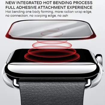 10шт новая Защитная Гидрогелевая пленка с 3D Изогнутыми Краями Для Apple Watch 5 4 3 2 1 Защитная Пленка Для Iwatch 40 мм 44 мм 38 мм 42 М