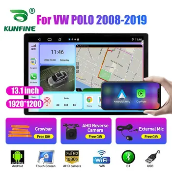 13,1-дюймовый Автомобильный Радиоприемник Для VW POLO 2008 2009 2010-2019 Автомобильный DVD GPS Навигация Стерео Carplay 2 Din Центральный Мультимедийный Android Auto