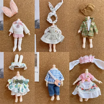 16 см Детская одежда 17 см Кукольная одежда Кукольное платье Принцесса Кукольная смена одежды 8 Очков Юбка BJD Одежда для куклы Bjd