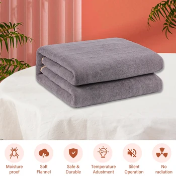 180x130 см/150x80 см Электрическое одеяло, коврик для обогрева кровати, одеяло с подогревом, двойное теплое зимнее одеяло, наматрасник, обогреватель для дома