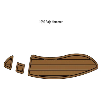 1999 Baja Hammer Платформа для плавания Коврик-ступенька Лодка EVA Искусственная Пена Палуба из тикового дерева Подкладка для пола Самоклеящийся стиль SeaDek Gatorstep