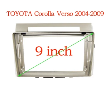 2-DIN Автомобильная панель CD/DVD-радио, установленная для TOYOTA Corolla Verso 2004-2009, стереосистема, приборная панель, окруженная рамкой для установки панели