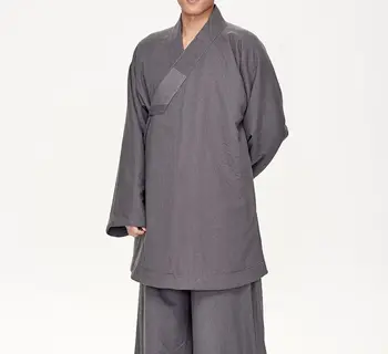 2 цвета зимние костюмы для боевых искусств монахов Шаолинь кунг-фу УНИСЕКС теплая одежда для медитации буддийская униформа высшего качества