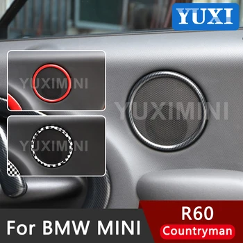 2 шт. Для BMW MINI Cooper S JCW ALL4 R60 Countryman Автомобильная Задняя Дверь Аудио Динамик Декоративное Кольцо Модификация Интерьера Аксессуары
