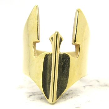 2018 Золотое кольцо для шлема из нержавеющей стали 316L высшего качества, модный новый дизайн, защитное кольцо