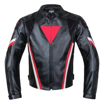 2022 Мотоциклетная куртка из искусственной кожи для мужчин и женщин, куртка для мотокросса, одежда для езды на мотоцикле с протекторами