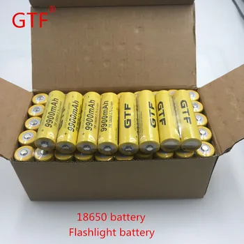 2023 neue 18650 batterie 3,7 V 9900mah lion akku für Led-blitz licht batterie 18650 batterie Großhandel + USB ladegerät