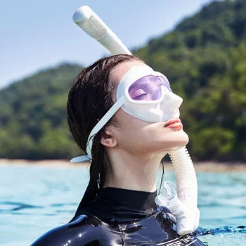 2023 Профессиональная маска для подводного плавания и защитные очки для трубок, очки для дайвинга, набор легких дыхательных трубок для плавания, снаряжение для маски для подводного плавания