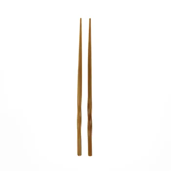 24 см, палочки для еды из натурального волнистого дерева ручной работы, Полезные китайские палочки для еды, многоразовые палочки для суши, Подарочная посуда