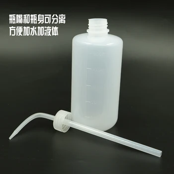 250/500/1000 мл Пластиковая бутылка для мытья с изогнутой головкой, бутылка для капель, бутылка для экспериментального растворителя