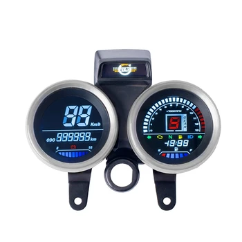 2X Цифровой измеритель в сборе для Suzuki GN 125 Спидометр, Датчик пробега, индикатор передачи, измерительный прибор для мотоцикла