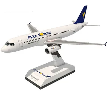 3D бумажная модель самолета Airbus A320, Школьное Интеллектуальное образование, Курс рукоделия, игрушка Оригами