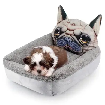3D Мультфильм Милые Животные Кошка Собака Кровати для домашних животных Коврики Плюшевая Собака Диван Кровать для домашних Животных Товары для дома
