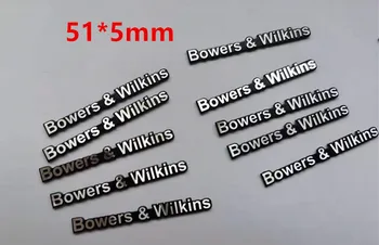 50X Алюминиевая Аудио Наклейка B & W BOWERS & WILKINS BW Динамик HI-FI Walkman Гарнитура Автомобильная Стереосистема для VOLVO s60 90 v 60 90 xc 90 60