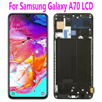 6,7 ”incell для Samsung Galaxy A70, ЖК-дисплей, сенсорный экран, дигитайзер в сборе, Замена Samsung Galaxy A70 с рамкой