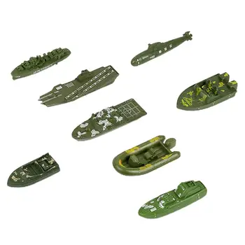 8 предметов, игрушки для военного корабля, игровой набор, имитирующая лодка, обучающая игрушка, подводная лодка, игровой набор для военно-морского корабля, наборы моделей лодок для вечеринок