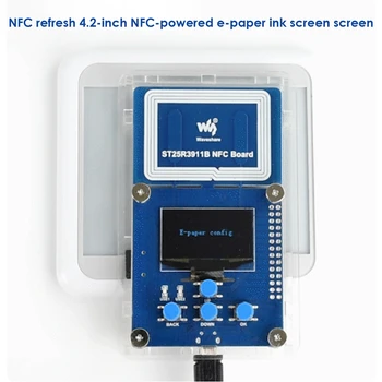 ABGZ-Плата разработки NFC Waveshare ST25R3911B Поддерживает несколько протоколов NFC-считыватель ST25R3911B NFC на борту 1,3-дюймового OLED + Shel