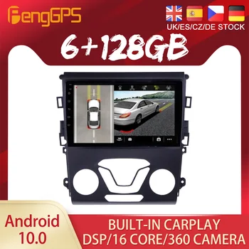 Android 10 PX6 DSP для Ford Mondeo 5 2014 - 2019 Автомобильный DVD GPS Навигация Авторадио Стерео видео Многофункциональное головное устройство CarPlay