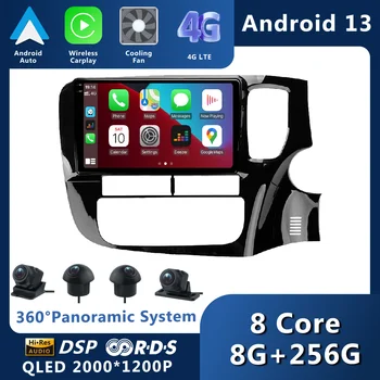 Android 13 Для Mitsubishi Outlander 3 GF0W GG0W RHD 2012-2018 Автомобильный Радиоприемник Мультимедийная Навигация GPS Беспроводной Carplay WIFI