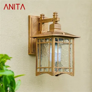 ANITA Classic Наружный настенный светильник Водонепроницаемый IP65 Ретро-бра Светодиодное освещение Декоративное для домашней Веранды