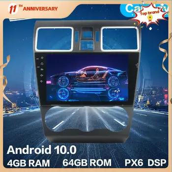 Aotsr Android 10,0 4 + 64 ГБ Автомобильный Радиоплеер GPS Навигация Автомобильный Стерео HD Мультимедиа Для Subaru Forester WRX 2013-2017 DSP Carplay