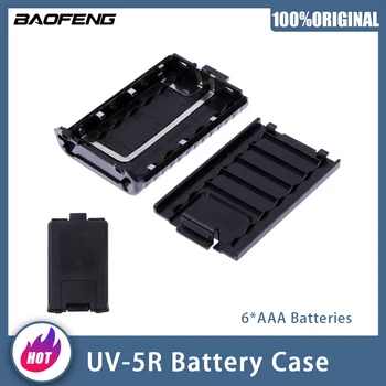 BAOFENG UV-5R Батарейный Отсек Power Shell для Портативной Рации UV5R UV-5RA UV-5RE BF-F8HP BF-F8 + Двусторонней Радиосвязи Нужны батарейки 6 * AAA