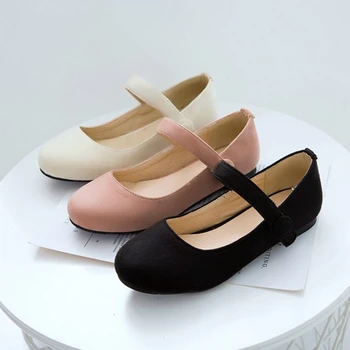 BLXQPYT/ Обувь в стиле Лолиты, Студенческая обувь для студенток, Мэри Джейнс, Повседневная женская обувь с круглым носком и пряжкой, Большие размеры 32-43 20-17
