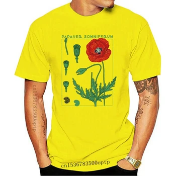 Camiseta con estampado de plantas de jardín botánico, ropa de hombre, flor de fruta, cultivo