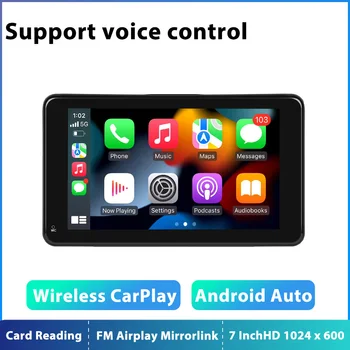 CARFLYER 7-Дюймовый Автомобильный Навигационный Мультимедийный Видеоплеер Беспроводной Carplay и Беспроводной Автомобильный Сенсорный Экран Android для Nissan Toyota