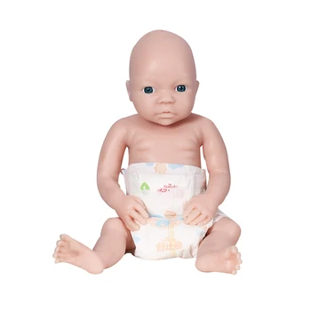 COSDOLL Baby Doll 18 дюймов 2,55 кг Мягкие Силиконовые Возрожденные Куклы Детская Игрушка Незаконченная Новорожденная Девочка Подарки На День Рождения DIY Детские Игрушки