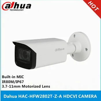 Dahua HAC-HFW2802T-Z-A 8-мегапиксельный IR80M Starlight с моторизованным зумом 3,7-11 мм, встроенный микрофон, Камера HDCVI с возможностью переключения HD/SD