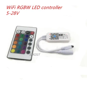 DC5V 12V 24V RGB Светодиодный Wifi Контроллер RGBW Bluetooth WiFi светодиодный контроллер Для 5050 2835 WS2811 WS2812B светодиодная лента Magic Home