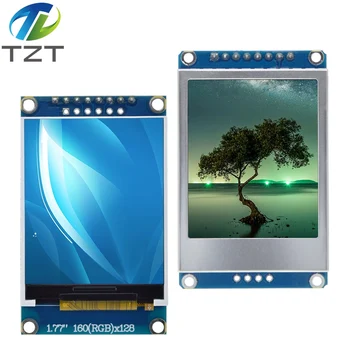 DIYTZT 1,77 дюймовый TFT ЖК-экран 128*160 1,77 TFTSPI TFT Цветной Экран Модуль Последовательного Порта Модуль Для Arduino UNO R3