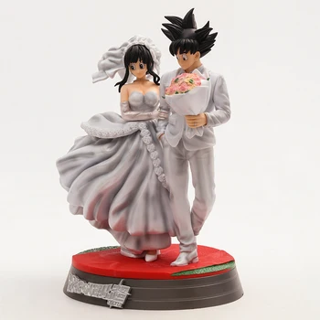Dragon Ball Z Goku Chichi Wedding версия. Фигурная коллекционная модель куклы, подарочная игрушка
