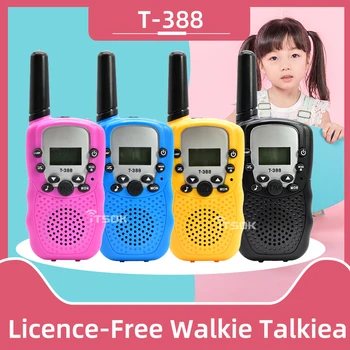 ITSOK T388 Детская портативная рация, 2 предмета, детское радио, двухстороннее радио, подарок детям на день рождения, детские игрушки для мальчиков и девочек