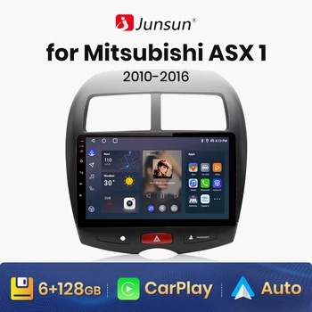Junsun V1 Pro 8G + 256G Для Mitsubishi ASX 1 2010-2016 Автомагнитолы Автомобильные видеоплееры CarPlay Android Auto GPS No 2 din 2din DVD