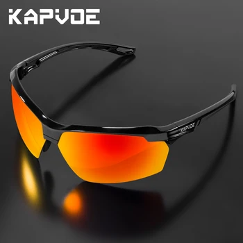 Kapvoe Новые поляризованные велосипедные солнцезащитные очки, Женские Мужские Велосипедные очки, UV400, Спортивные очки на открытом воздухе, Очки для горных велосипедов, очки для горных велосипедов