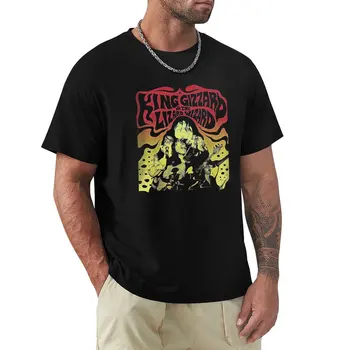 King Gizzard and the Lizard Wizard, футболки оверсайз, спортивная рубашка, мужская одежда