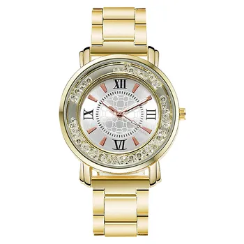 Ladies Diamond-Studded Luminous Retro Female Watch Belt Quartz Watch Montre Femme Luxe De Marque Часы Женские Наручные New