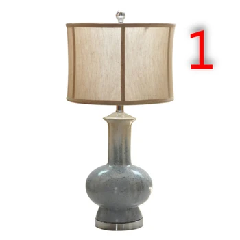 Light 2258 роскошная американская настольная лампа в постмодернистском стиле, декоративная прикроватная лампа, европейская креативная простая теплая свадебная керамическая гостиная