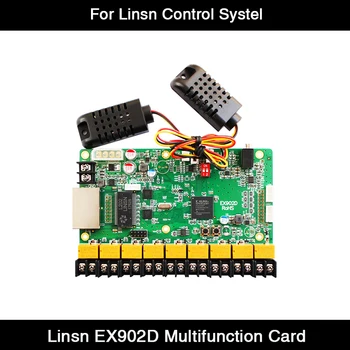 Linsn EX902D Многофункциональная карта автоматической регулировки яркости, светодиодный контроллер видеостены, работает с картой отправки TS802