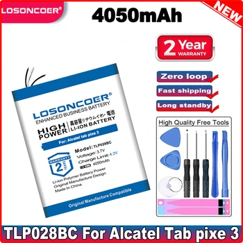 LOSONCOER TLP028BC TLp028BD Аккумулятор емкостью 4050 мАч Для мобильного телефона Alcatel TCL Alcatel tab pixe 3 + Бесплатные инструменты + Наклейка