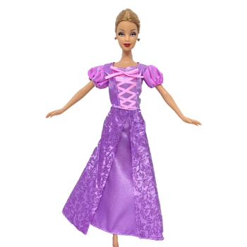 NK One Set Платье принцессы для куклы Похожее на Сказочное Свадебное платье Наряд для вечеринки для куклы Барби Лучший подарок для девочек