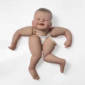 NPK 19-дюймовый комплект куклы-Реборн Alisha, реалистичная, мягкая на ощупь, Свежий цвет, Незаконченные части куклы DIY