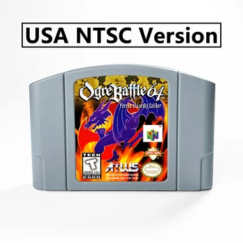 Ogre Battle 64-Персона Высочайшего калибра Для 64-битного игрового картриджа, версия для США, формат NTSC