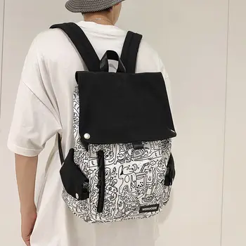 Qyahlybz сумка через плечо мужская большой емкости новый дорожный рюкзак для женщин, учащихся средней школы, школьный рюкзак для колледжа